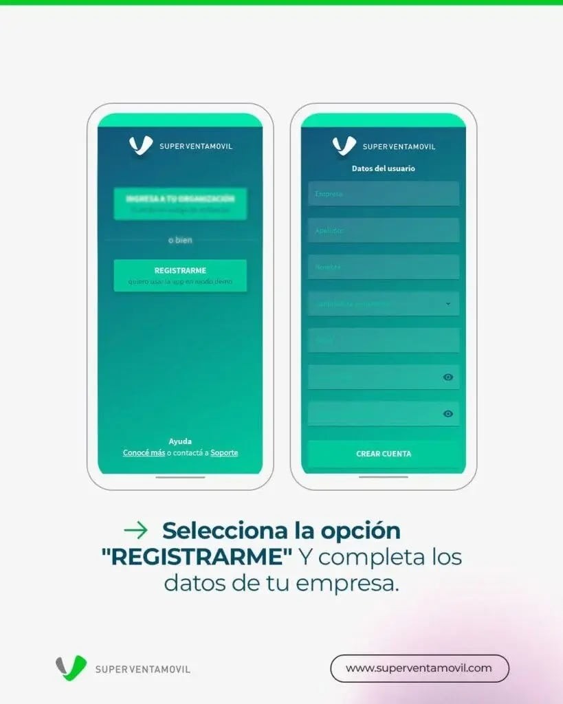 Registrar empresa superventamovil